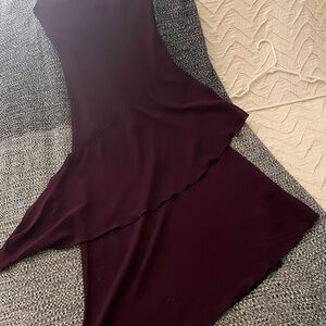 VINTAGE 1993 Asymmetrical Purple Party Dress